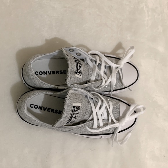 heather gray converse